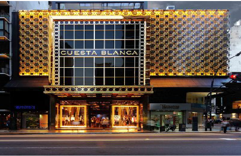 大关门头设计与商业空间的纽带。