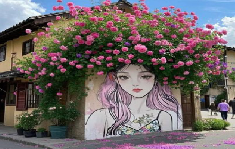 大关怎么设计网红打卡墙绘