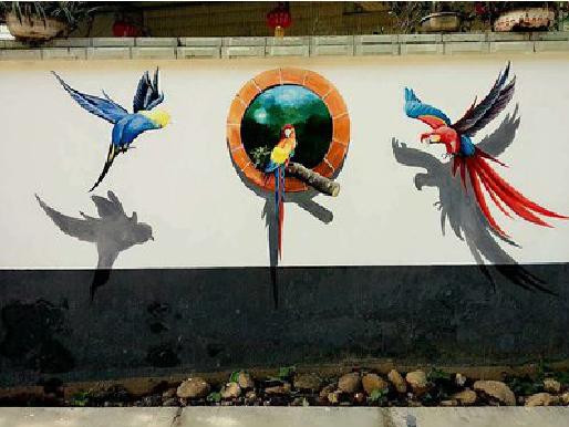 大关视觉错位-3D墙绘设计