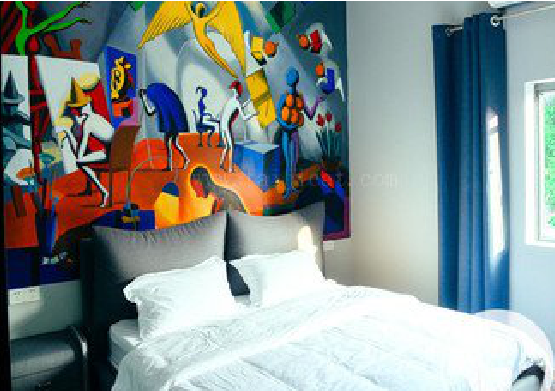 大关对于酒店的墙体彩绘而言更注重哪些方面？