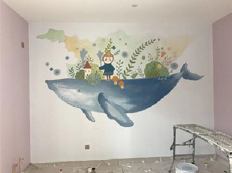 大关手绘墙的特点及优势。